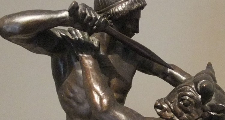 Licensed under creative commons bronze sculpture by Antoine-Louis Barye